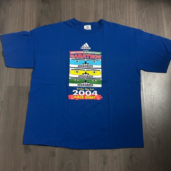 2004 Adidas Vancouver Marathon Finisher Shirt - Picture 1 of 5